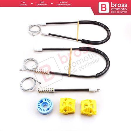 Land Rover Freelander MK1 L314 LN 1997-2006 3/5 Kapı İçin Elektrikli Ön Sağ veya Sol Cam Kriko Seti