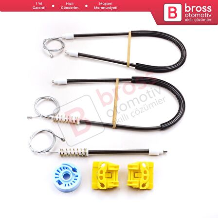 Land Rover Freelander MK1 L314 LN 1997-2006 3/5 Kapı İçin Elektrikli Ön Sağ veya Sol Cam Kriko Seti