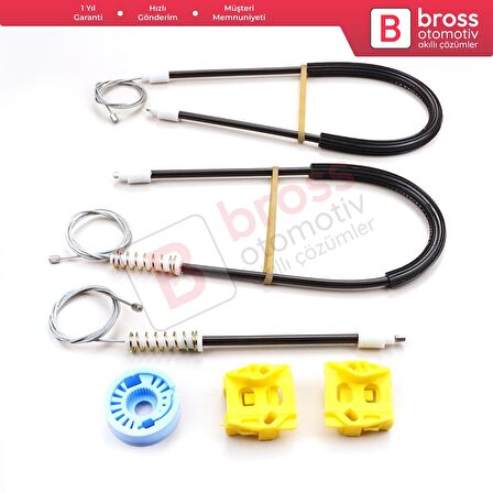 Land Rover Freelander MK1 L314 LN 1997-2006 3/5 Kapı İçin Elektrikli Ön Sağ veya Sol Cam Kriko Seti