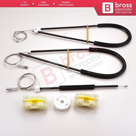 Nissan Primera P12 WP12 2001-2008 4/5 Kapı 80771AV601 İçin Elektrikli Ön Sol Cam Kriko Tamir Seti