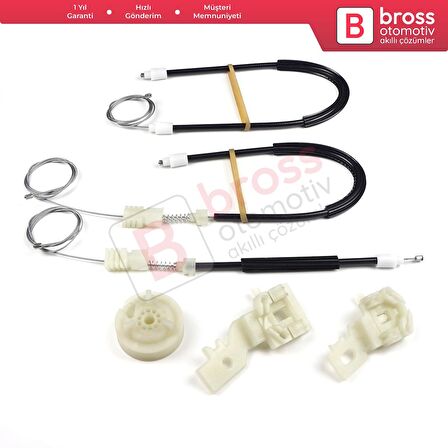 Mercedes Vito Viano Mixto MK2 W639 2003-2010 6397200046 İçin Ön Sol Kapı Cam Kriko Tamir Seti