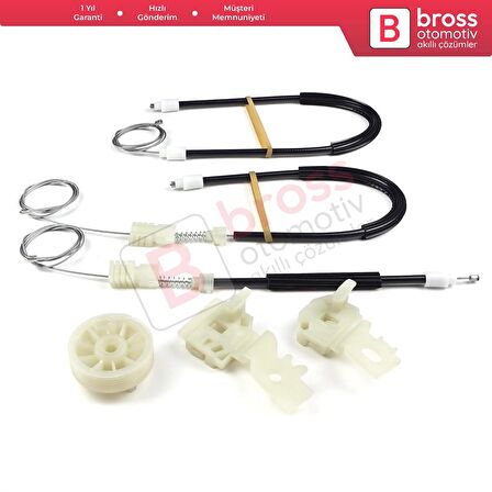 Mercedes Vito Viano Mixto MK2 W639 2003-2010 6397200046 İçin Ön Sol Kapı Cam Kriko Tamir Seti