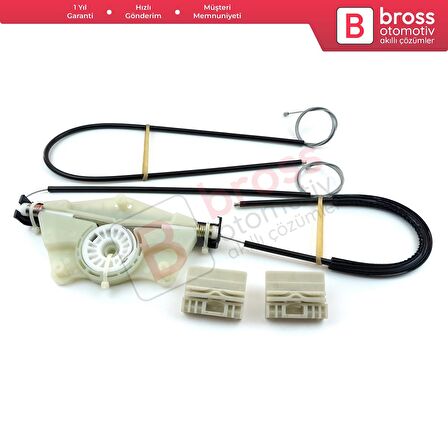 Mercedes Vito Viano Mixto MK2 W639 2003-2010 6397200146 İçin Ön Sağ Kapı Cam Kriko Tamir Seti