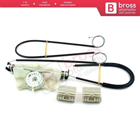 Mercedes Vito Viano Mixto MK2 W639 2003-2010 6397200146 İçin Ön Sağ Kapı Cam Kriko Tamir Seti