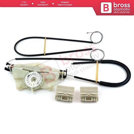 Mercedes Vito Viano Mixto MK2 W639 2003-2010 6397200146 İçin Ön Sağ Kapı Cam Kriko Tamir Seti