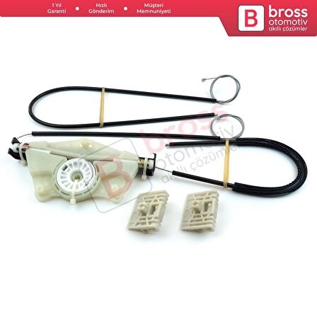 Mercedes Vito Viano Mixto MK2 W639 2003-2010 6397200146 İçin Ön Sağ Kapı Cam Kriko Tamir Seti