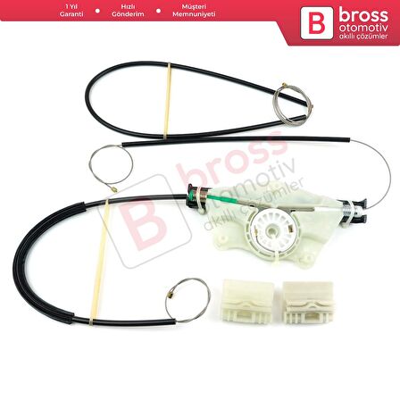 Audi A4 S4 B8 8KH 8K5 8K2 2008-2015 4/5 Kapı 8K0839462 İçin Elektrikli Arka Sağ Cam Kriko Tamir Seti