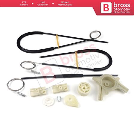 Opel Omega B İçin Ön Sol veya Sağ Cam Kriko Tamir Seti