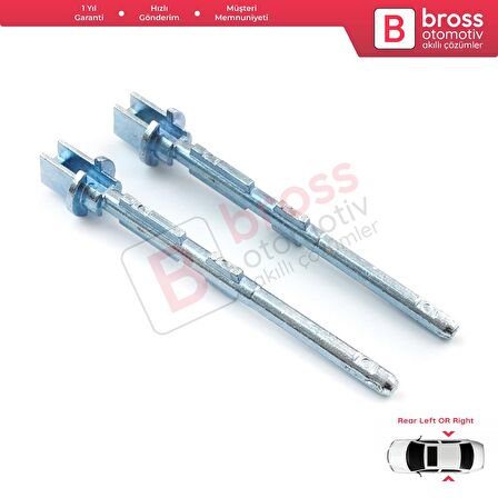 Citroen Berlingo MK1 First Peugeot Partner MK1 M49 M59 9101Q7 İçin 2 Adet Sürgülü Kapı Kilit Pimi