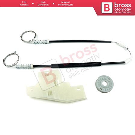 Mercedes E Series W211 S211 2002-2009 4/5 Kapı A2117200446 İçin Ön Sağ Cam Kriko Tamir Seti