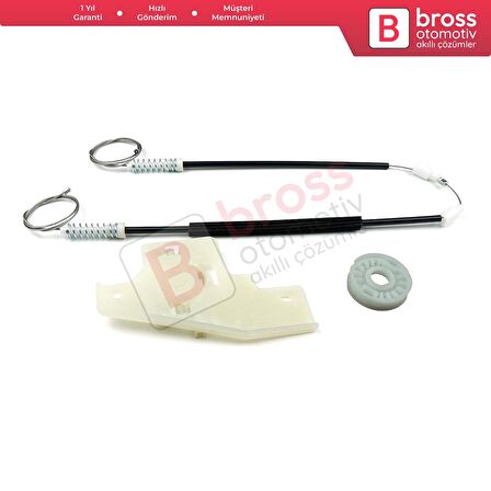 Mercedes E Series W211 S211 2002-2009 4/5 Kapı A2117200446 İçin Ön Sağ Cam Kriko Tamir Seti