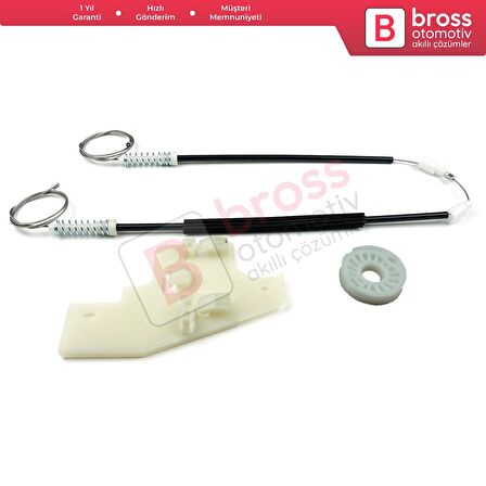 Mercedes E Series W211 S211 2002-2009 4/5 Kapı A2117200446 İçin Ön Sağ Cam Kriko Tamir Seti