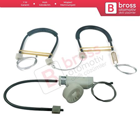 Mercedes E Series W211 S211 2002-2009 4/5 Kapı A2117200346 İçin Ön Sol Cam Kriko Tamir Seti