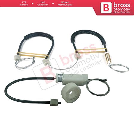 Mercedes E Series W211 S211 2002-2009 4/5 Kapı A2117200346 İçin Ön Sol Cam Kriko Tamir Seti