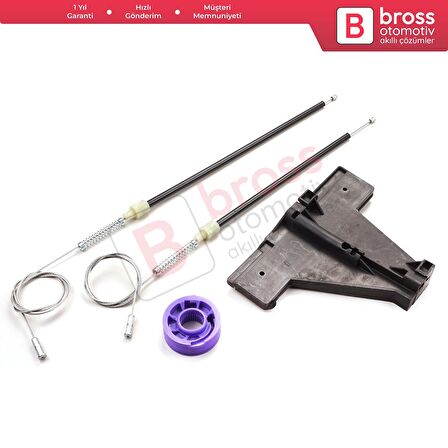 Mercedes CLS Class C219 W219 2004-2011 A2197300746 İçin Arka Sol Cam Kriko Tamir Seti