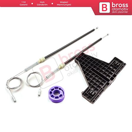 Mercedes CLS Class C219 W219 2004-2011 A2197300746 İçin Arka Sol Cam Kriko Tamir Seti