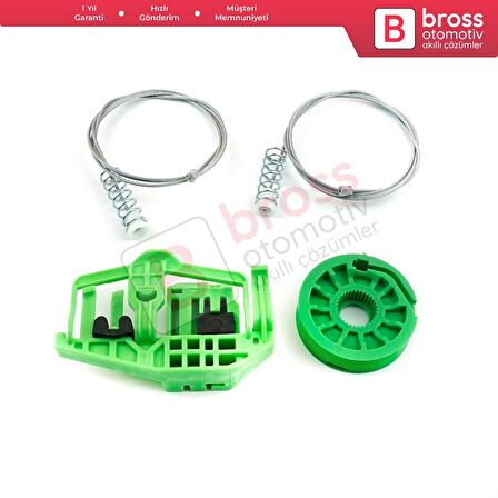 Mini Cooper MK1 R50 R52 R53 2001-2008 HB Convertible 51337039452 İçin Sağ Kapı Cam Kriko Seti
