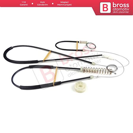 VW Phaeton 3D MK1 2002-2016 V6 V8 W12 SWB LWB 3D1837462 İçin Ön Sağ Kapı Cam Kriko Tamir Seti