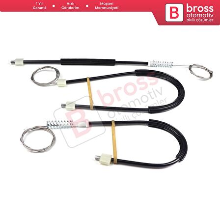 VW Phaeton 3D MK1 2002-2016 V6 V8 W12 SWB LWB 3D1837461 İçin Ön Sol Kapı Cam Kriko Tamir Seti