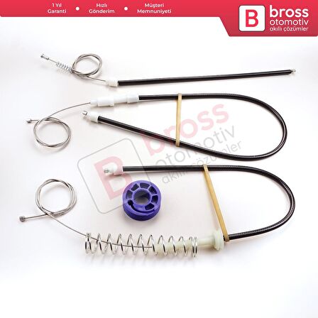 Audi TT MK2 8J3 8J9 2006-2014 2-Kapı Coupe Convertible 8J0837462 İçin Sağ Kapı Cam Kriko Tamir Seti