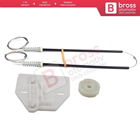 Audi A6 C6 S6 4F 4F2 4F5 2004-2011 4/5 Kapı 4F0839461 İçin Elektrikli Arka Sol Cam Kriko Tamir Seti