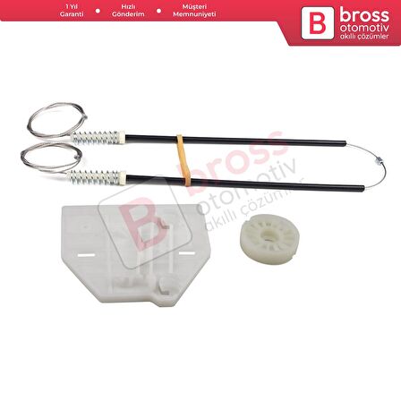 Audi A6 C6 S6 4F 4F2 4F5 2004-2011 4/5 Kapı 4F0839462 İçin Elektrikli Arka Sağ Cam Kriko Tamir Seti