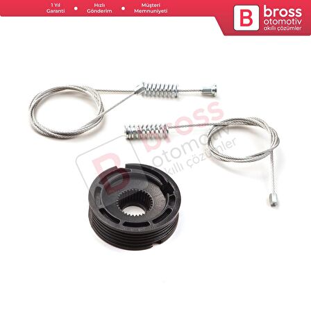 Jaguar XK8 XKR X100 1997-2006 Coupe Convertible C2N3913 İçin Arka Sağ Cam Kriko Tamir Seti