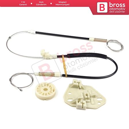 Mercedes Axor 2001-2005 Atego MK1 1998-2004 9737200346 İçin Sol Kapı Cam Kriko Tamir Seti