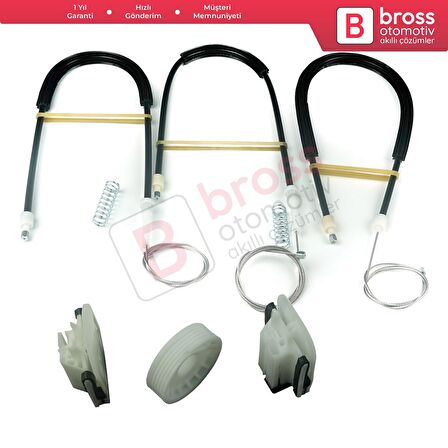 Ford Mondeo MK4 BA7 2007-2015 4/5 Kapı 7571A23201 İçin Ön Sol Kapı Cam Kriko Tamir Seti