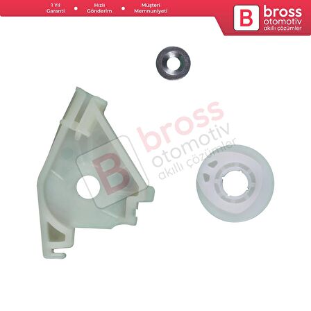 Audi A4 İçin Ön Sağ Kapı Cam Kriko Köşe Makarası