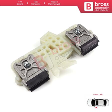 Ford Fiesta 2005 08 İçin Ön Sol Kapı Cam Kriko Klipsi