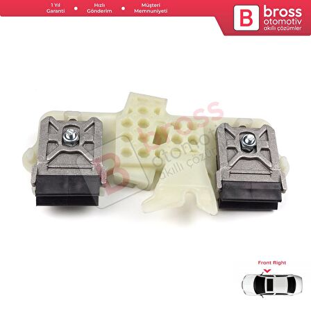 Ford Fiesta 2005 08 İçin Ön Sağ Kapı Cam Kriko Klipsi