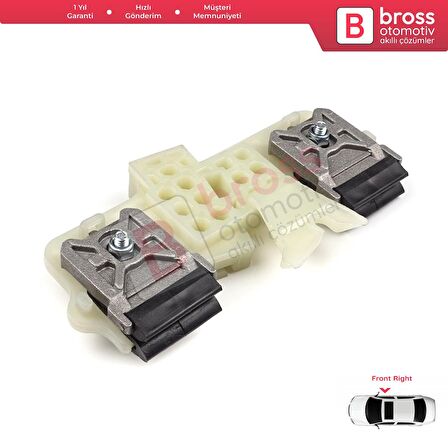 Ford Fiesta 2005 08 İçin Ön Sağ Kapı Cam Kriko Klipsi