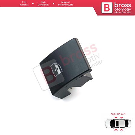 Opel Astra H Zafira B Tigra B 6240452 İçin 1 Adet Ön veya Arka Kapı Cam Açma Düğme Tamir Kapağı 