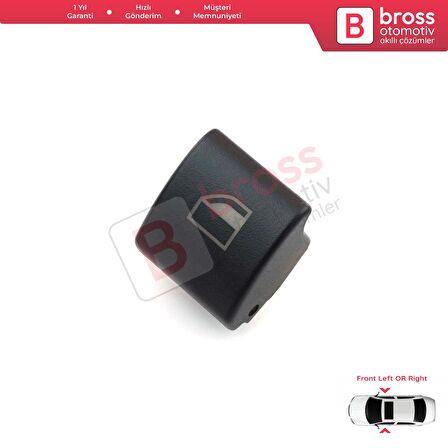 BMW 3 Series E46 X5 X3 İçin Cam Açma Düğmesi Kapağı 61316902175