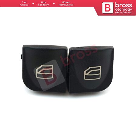 Mercedes C Class W203 S203 CLK W209 C209 A209 A2038210679 İçin 2 Adet Cam Açma Düğme Kapağı