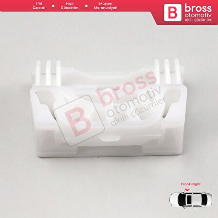 Mercedes Vito Viano Mixto MK2 W639 2011-2014 6397200546 İçin Ön  Sağ Kapı Cam Kriko Tamir Plastiği