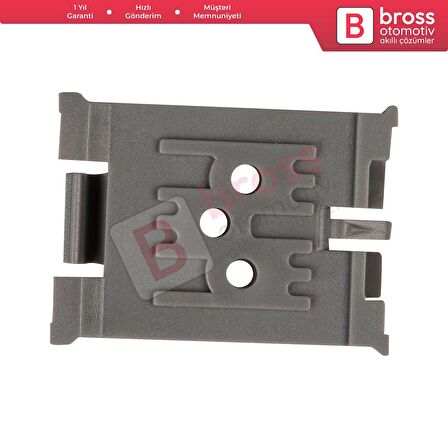 Renault için 10 Adet Plastik Klips Gri