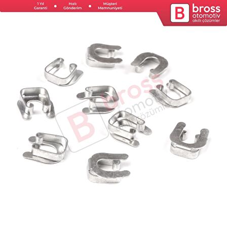 VW Audi için 10 Adet Yaylı Somun