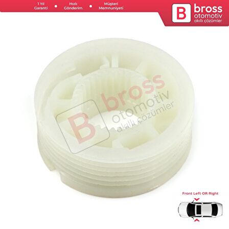 Volvo İçin Ön Sol veya Sağ Kapı Cam Kriko Makarası