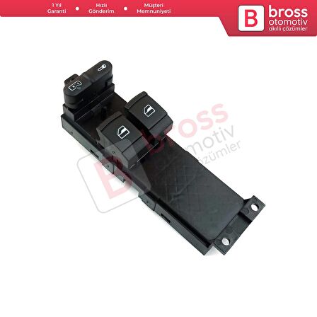 VW; Skoda; Seat İçin Sol Ön Elektrikli Pencere Kontrol Paneli Anahtarı: 1J3959857B