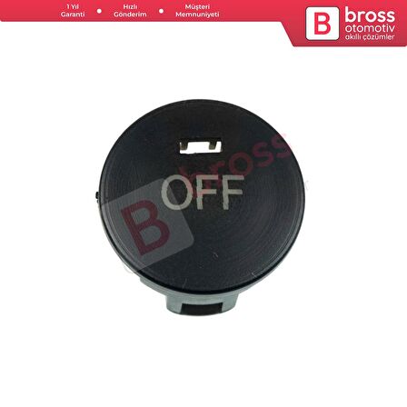 BMW 5 Serisi İçin Dijital Klima "OFF" Düğme Kapağı