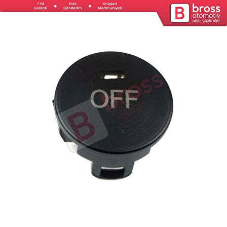 BMW 5 Serisi İçin Dijital Klima "OFF" Düğme Kapağı