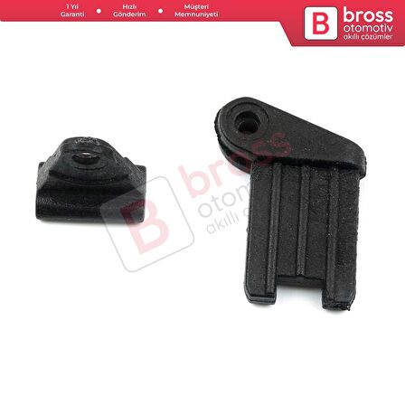 BMW E38 E39 E46 E60 E65 E66 E67 Vectra C için Arka Cam Perde Kızak Klips Seti