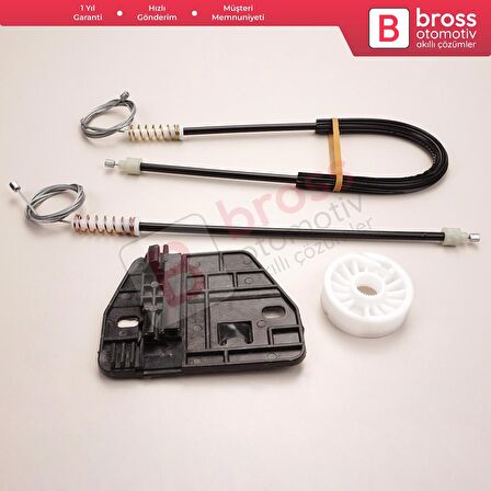 Renault Master MK2 Mascott Opel Movano A Iveco Daily 3 4 Interstar X70 İçin Sol Kapı Cam Kriko Seti