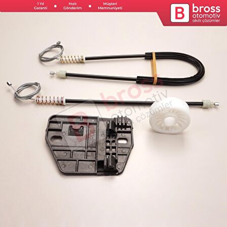 Renault Master MK2 Mascott Opel Movano A Iveco Daily 3 4 Interstar X70 İçin Sol Kapı Cam Kriko Seti