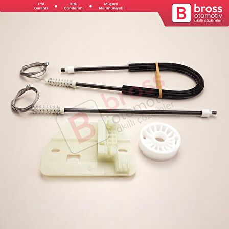 Renault Master MK2 Mascott Opel Movano A Iveco Daily 3 4 Interstar X70 İçin Sağ Kapı Cam Kriko Seti