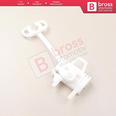 Alfa Romeo 156 İçin Ön veya Arka Sol Kapı Cam Kriko Klipsi 60672278, 60695867