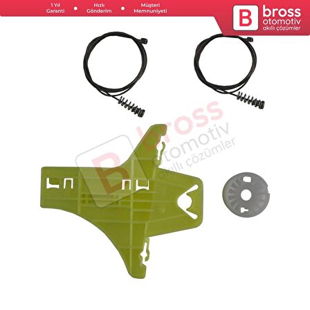 VW Tiguan MK1 5N 2007-2018 5-Kapı SUV 5N0839462 İçin Arka Sağ Kapı Cam Kriko Tamir Seti