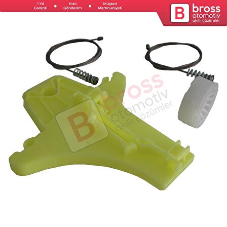 VW Tiguan MK1 5N 2007-2018 5-Kapı SUV 5N0839462 İçin Arka Sağ Kapı Cam Kriko Tamir Seti